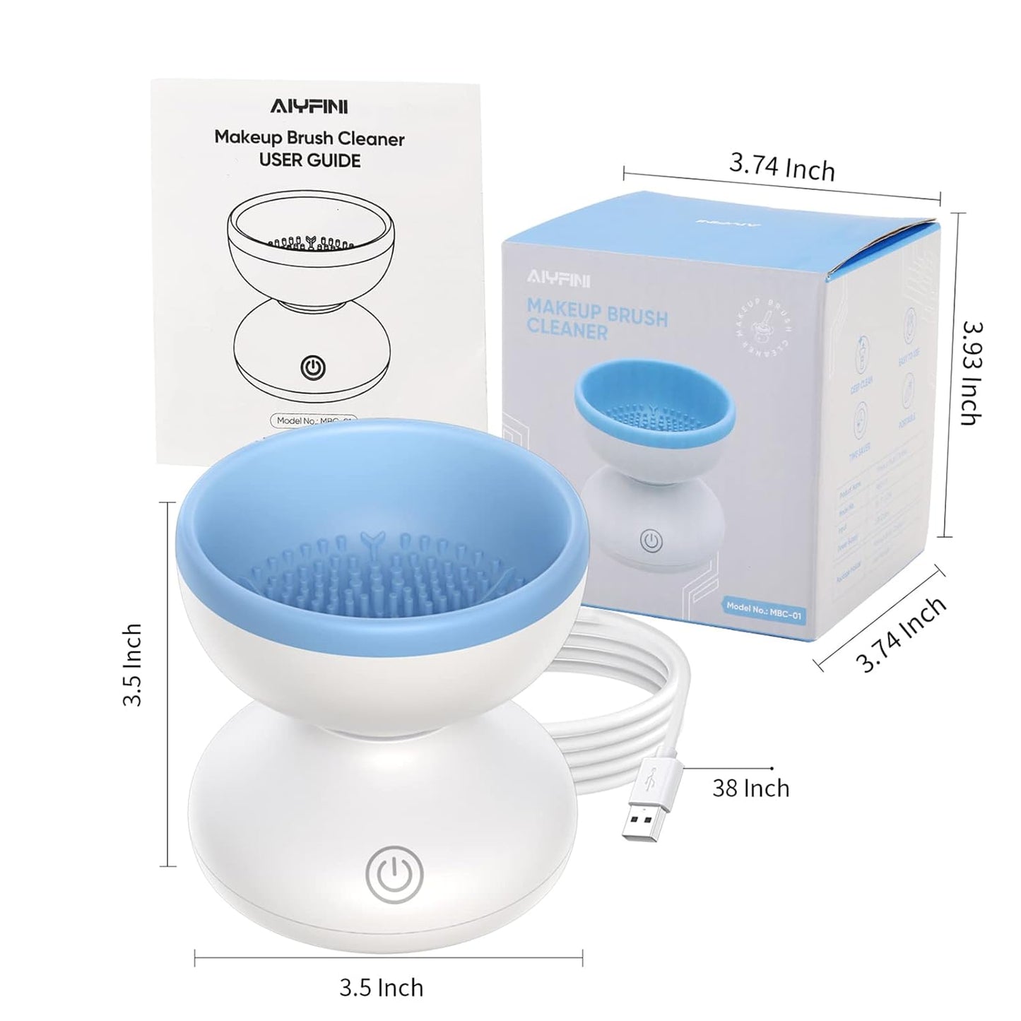 Electric Make up Brush Cleaner Cleanser Machine