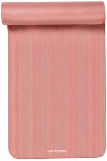 Retrospec Solana Yoga Mat Thick 1/2In Non-Slip Workout Mat with Nylon Strap - 72X24In Exercise Mat for Pilates, Stretching & Fitness - BPA Free, Easy Clean