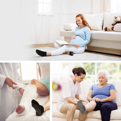 Unisex Non Slip Grip Socks for Yoga Pilates Barre Home & Hospital