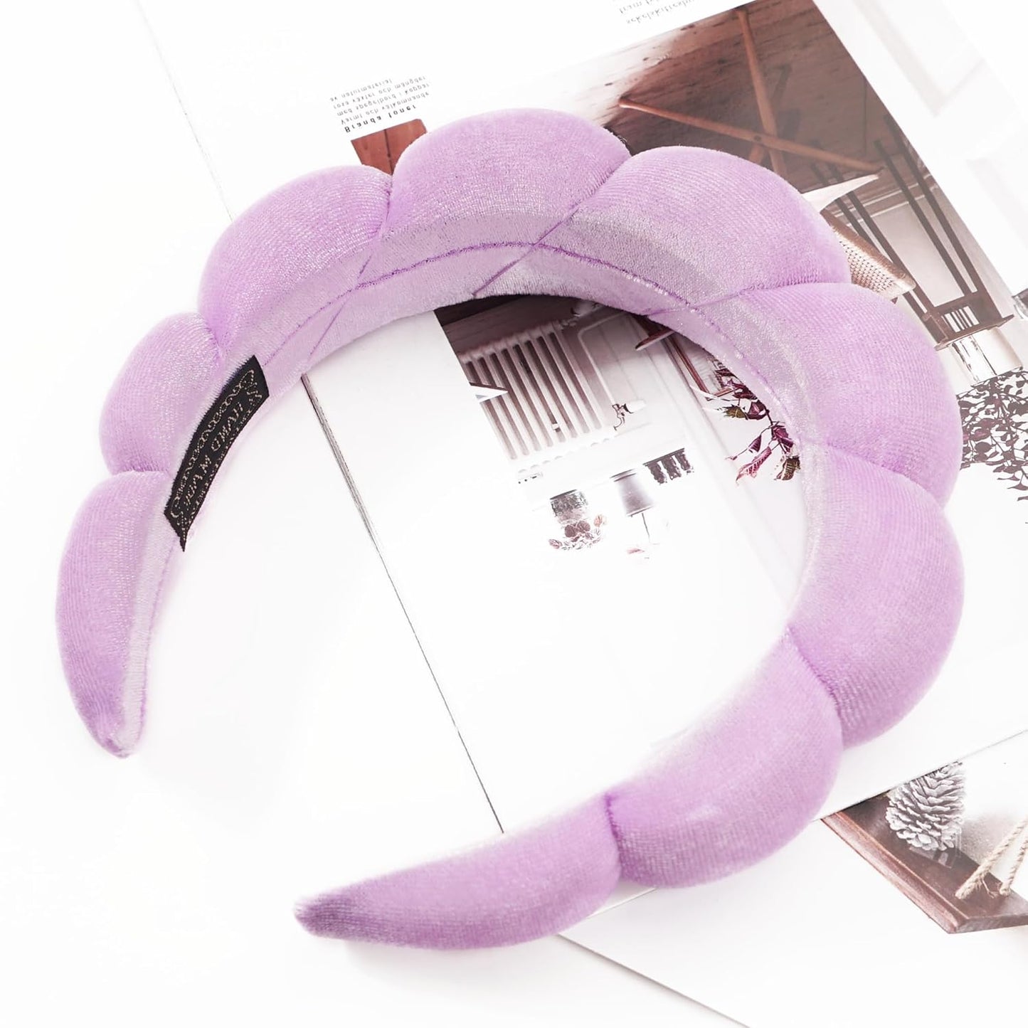 Spa Headband for Washing Face Makeup Skincare Soft Sponge Hair Band