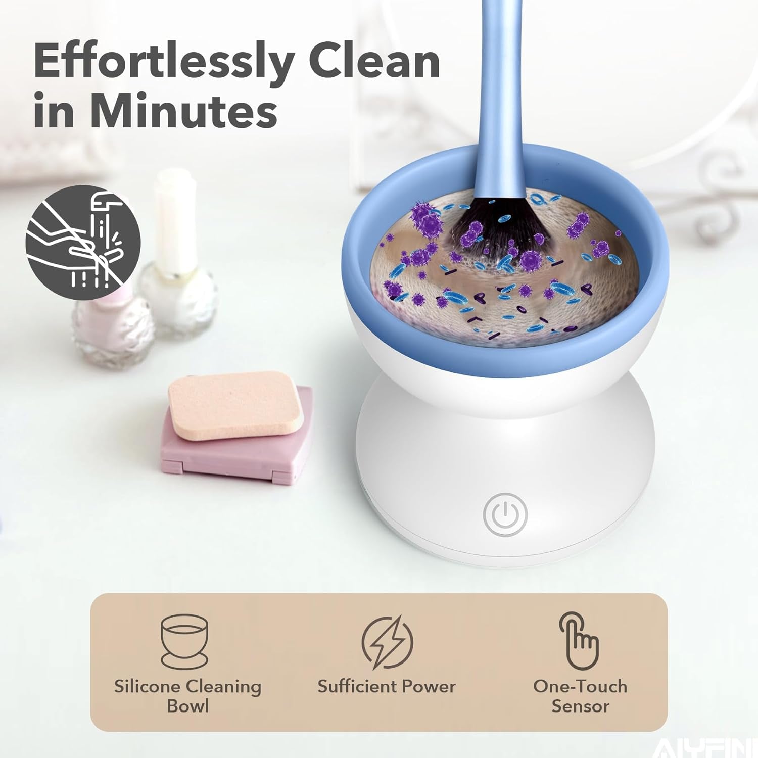 Electric Make up Brush Cleaner Cleanser Machine